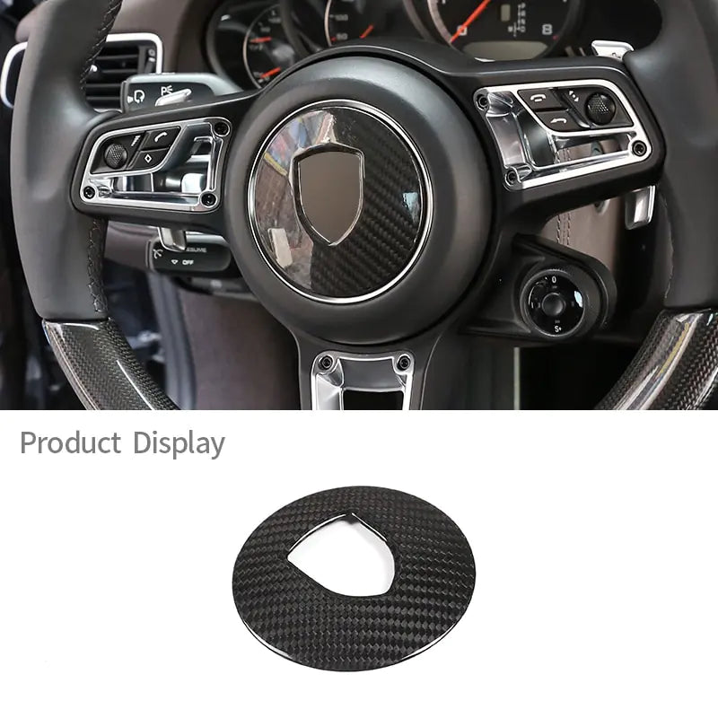 Carbon Fiber Steering Wheel Panel Cover Accessories